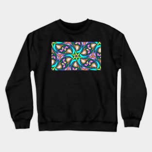 petals and pipsqueaks flashy pattern Crewneck Sweatshirt